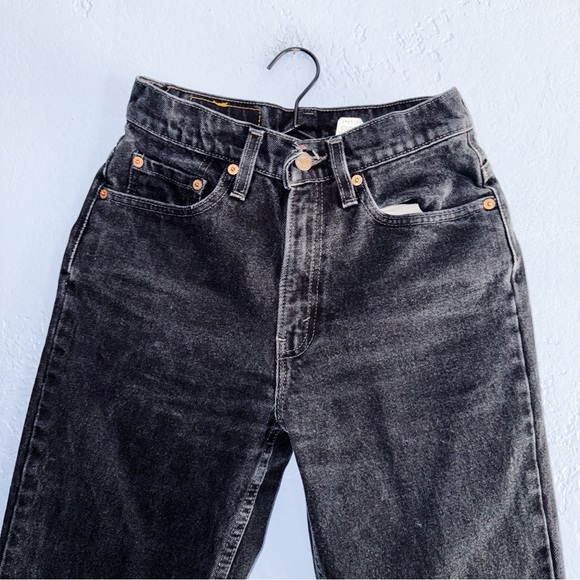 Levi’s Vintage 90s 512 Black Faded Jeans 4/25” - Picture 4 of 11